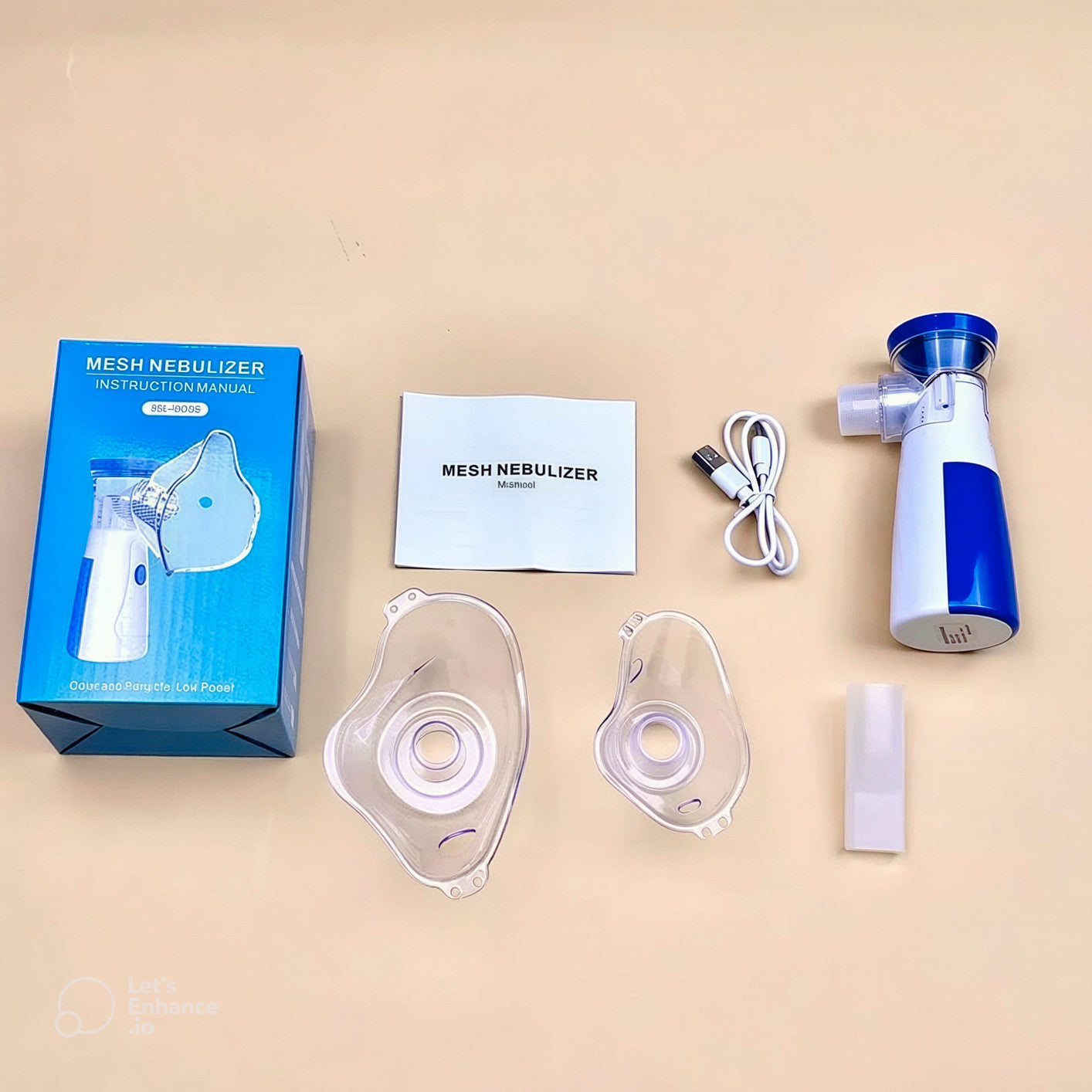 Portable Nebulizer & Humidifier for Baby & Adults | Compact, Silent, Self-Cleaning Machine with Long Battery Life | Effective for Asthma, Cough, Sinus & Allergy Relief at Home